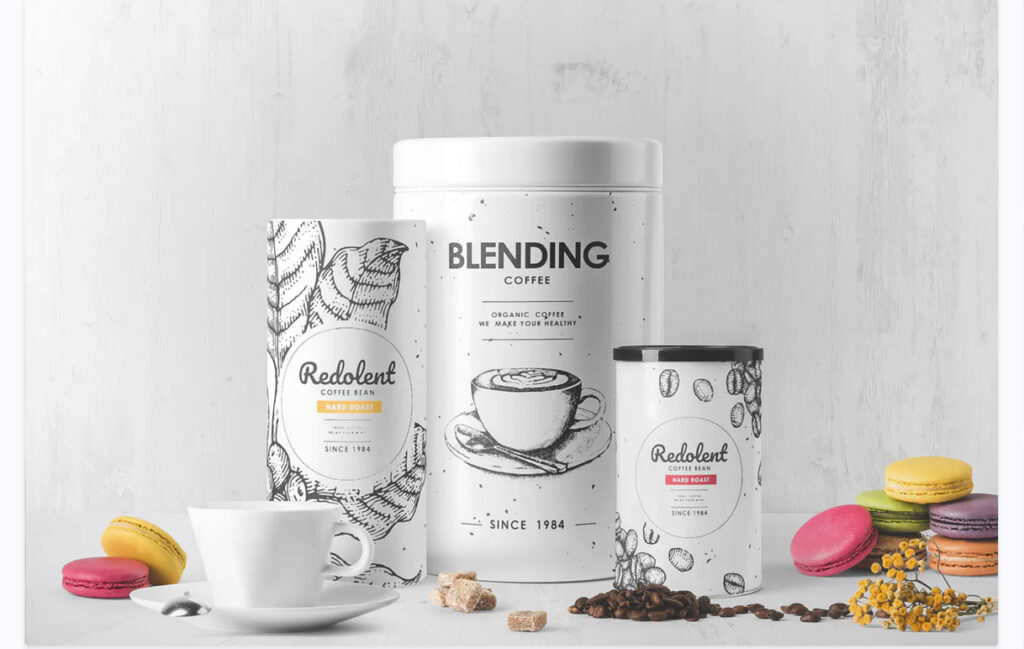 1.Coffee packaging design by Web Design Norway