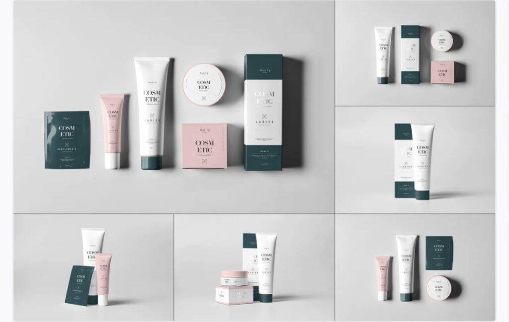 2.Cosmetics packaging design by Web Design Norway