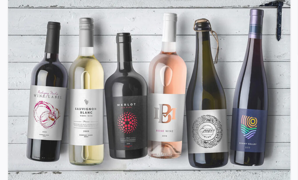 3. Wine packaging design by Web Design Norway