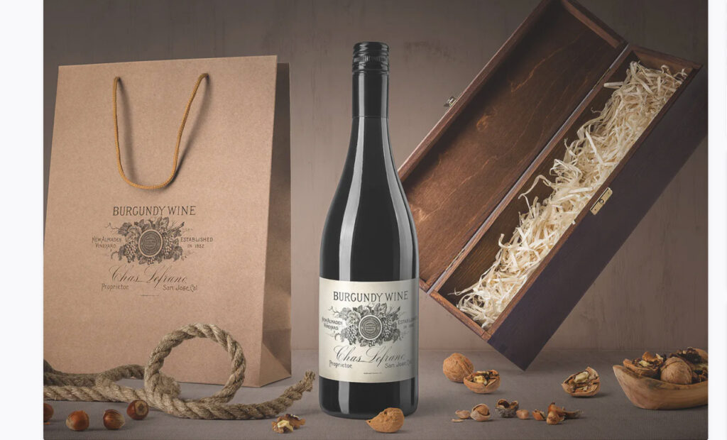 4. Wine packaging design by Web Design Norway