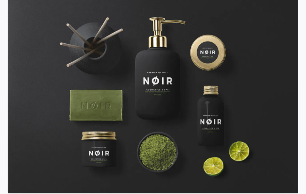 9.Cosmetics packaging design by Web Design Norway