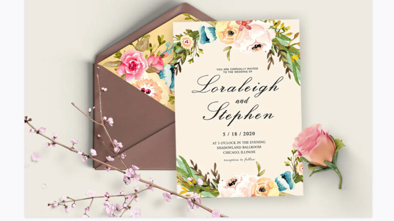 Wedding Invitation BY WEB DESIGN NORWAY